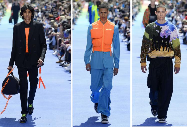 Мужские костюмы, куртки, сумки Луи Виттон (Фото) в революционной коллекции Menswear Spring на лето 2018 2019 