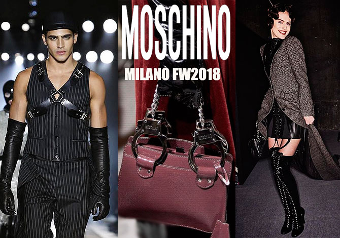 мода Moschino FW 2018 2019 Milano
