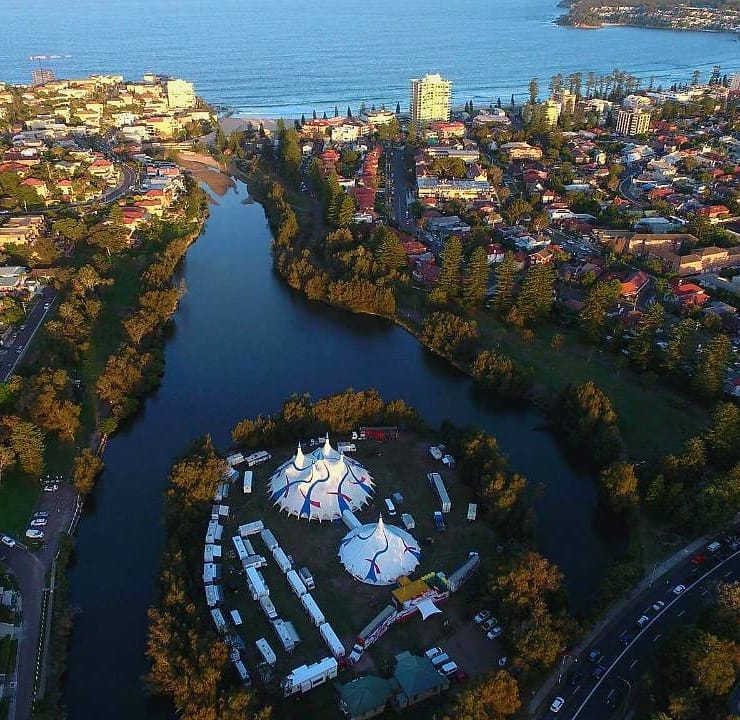 Красивый вид на город