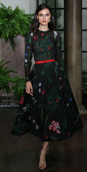 Самые красивые коктейльные, вечерние, курортные платья Oscar de la Renta Resort 2019