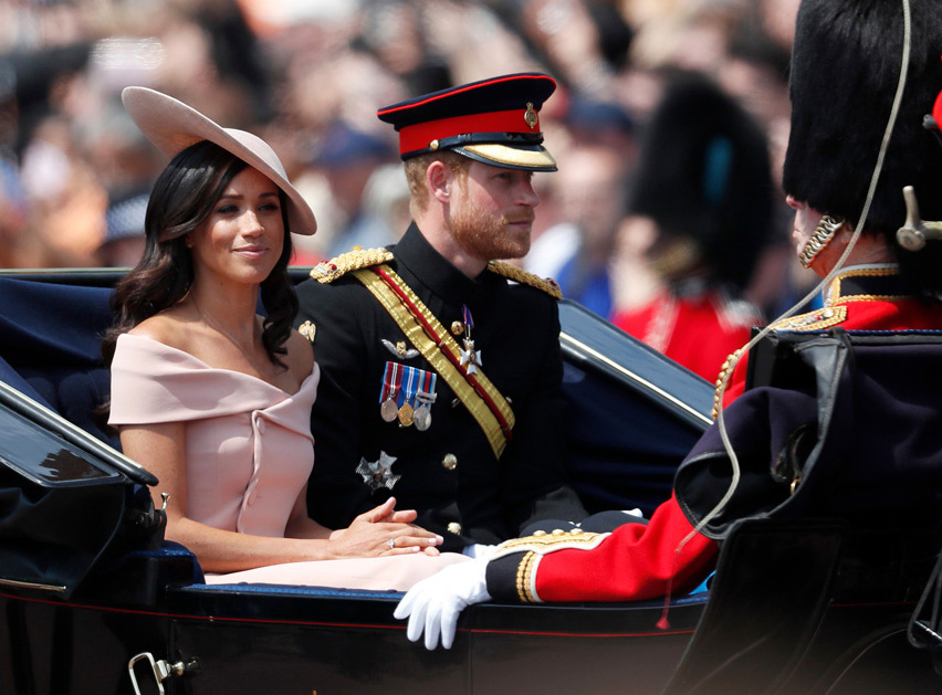Принц Гарри и Меган Маркл: последние новости с церемонии Trooping the Colour