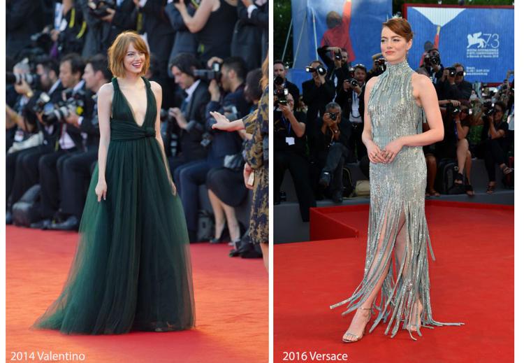 Самые красивые вечерние платья Эмма Стоун Венецианский кинофестиваль