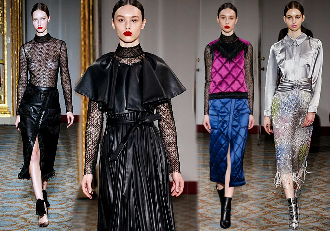 мода LFW 2018 в Лондоне модная коллекция Muishan Zhang осень зима 2019