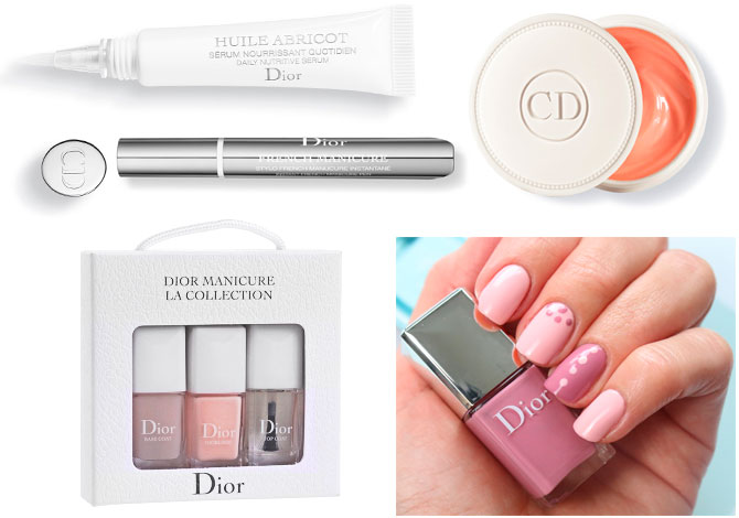 свадебный маникюр Dior Abricot