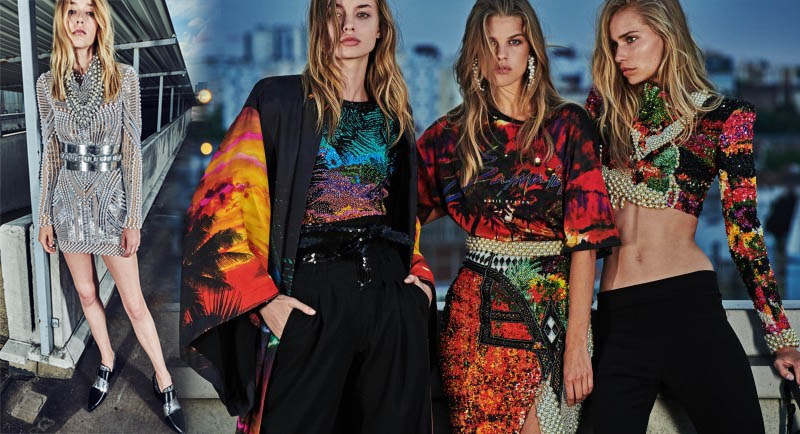 новости красоты моды стиля из Парижа: вечерние платья Balmain на лето 2018!
