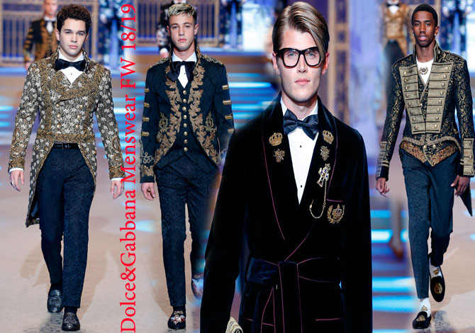 Dolce&Gabbana Milan Menswear Fashion Week FW 2018 18/19