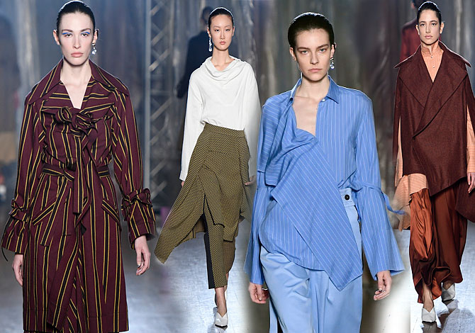мода LFW 2018 в Лондоне модная коллекция PALMER HARDING осень зима