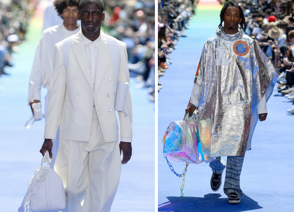 Мужские костюмы, куртки, сумки Луи Виттон (Фото) в революционной коллекции Menswear Spring на лето 2018 2019