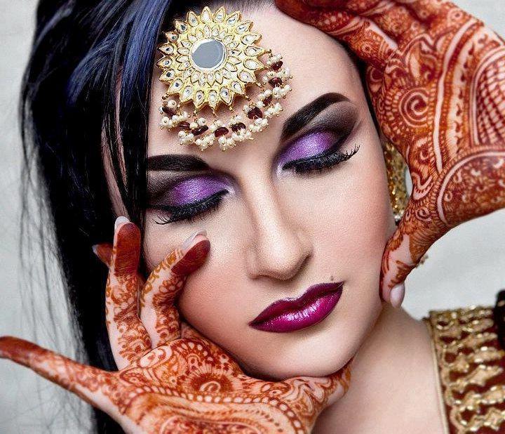 макияж индийских актрис