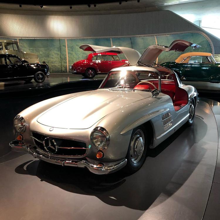 Mercedes 300SL Gullwing (1954) красивые ретро мерс