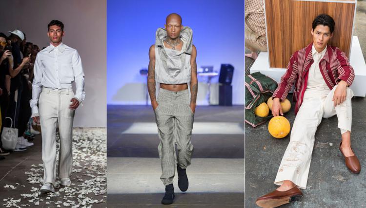 Мужская одежда фото мода 2018: Kenneth Nicholson, Reconstruct, Bode на неделе моды NYFW Spring 2018/2019