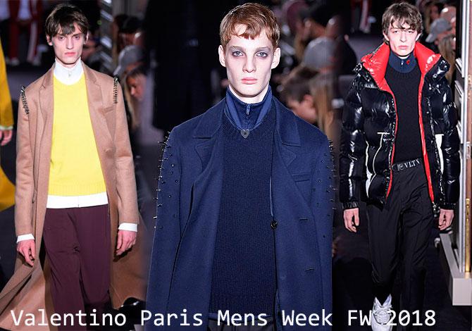 мода Valentino Paris Mens Fashion Week осень зима 2018 2019 