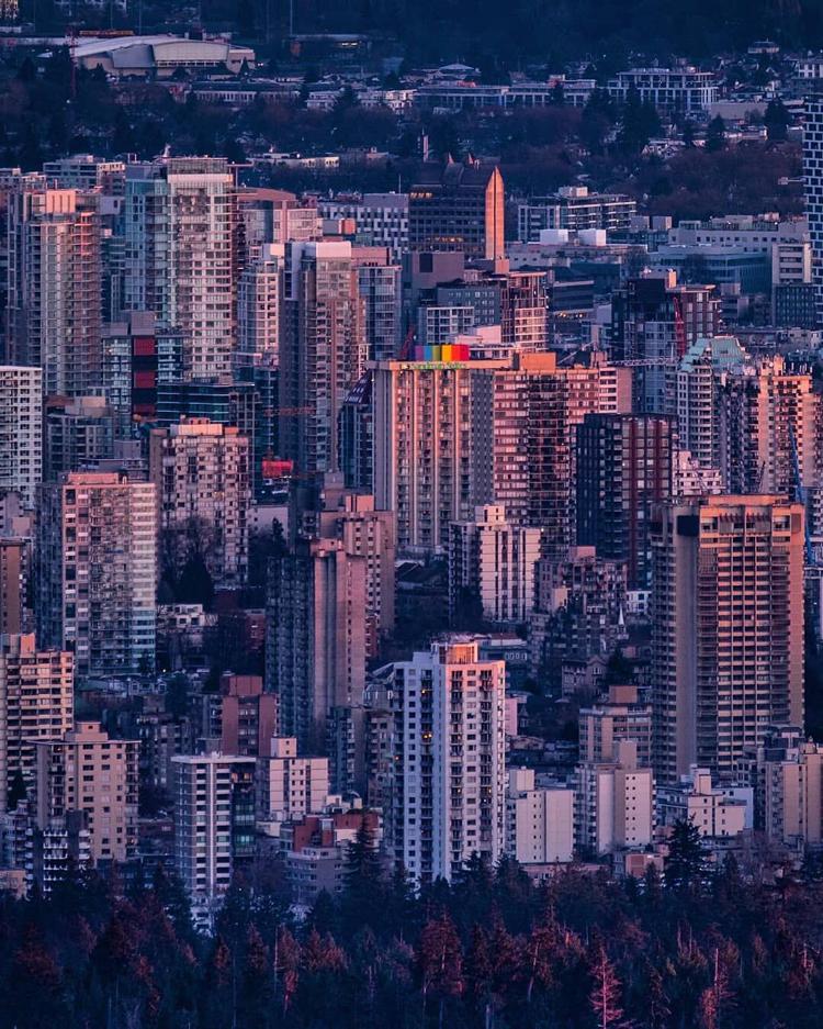 Фото крутого города Ванкувер
