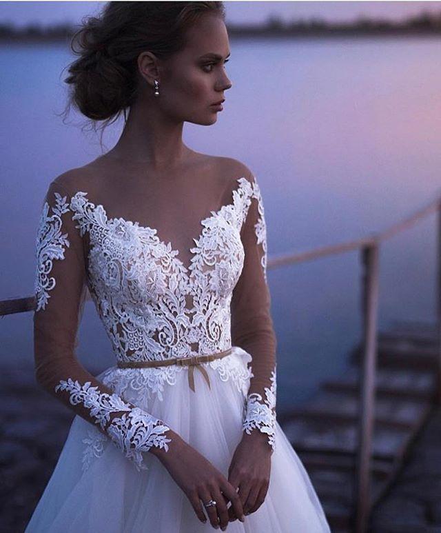 Свадебное кружевое платье