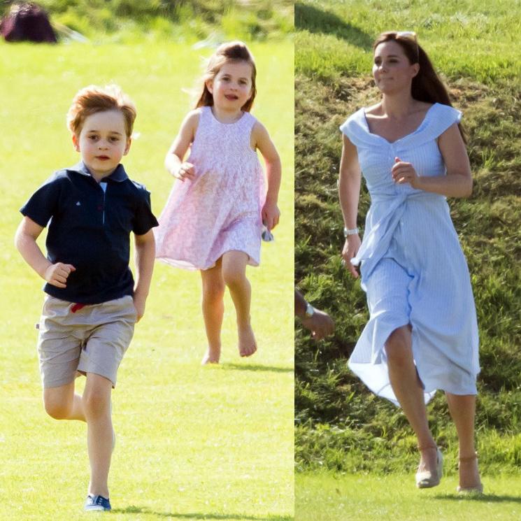Новости дня: Кейт Миддлтон с детьми на матче Polo Match 2018  