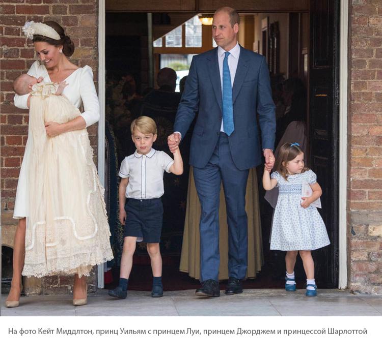 Последние новости фото Кейт Миддлтон и принц Луи в окружении семьи после церемонии крещения в Лондоне! 