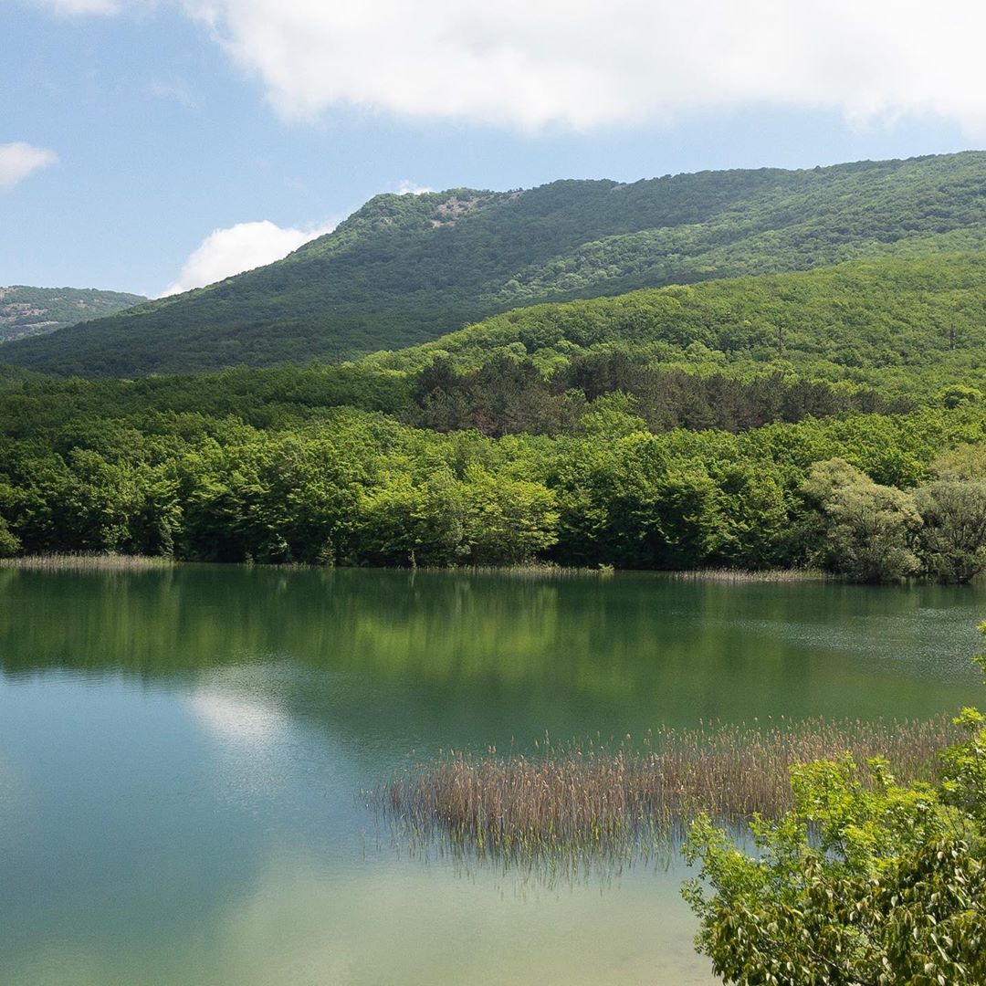 Байдарская долина. Чернореченское водохранилище