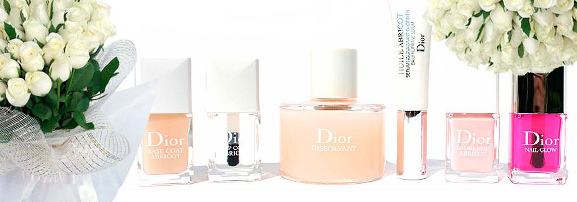 Свадебный маникюр Dior с новинкой Dissolvant Abricot!