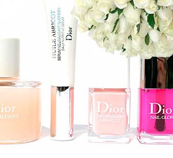 Свадебный маникюр Dior с новинкой Dissolvant Abricot!