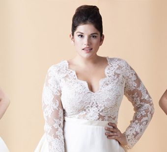 Свадебные платья Anne Barge для полных девушек