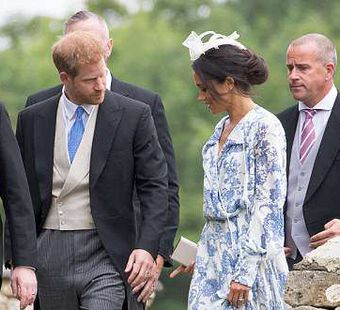 Последние новости: Меган Маркл и принц Гарри на свадьбе леди Маккордкадейл в Сток-Рокфорде