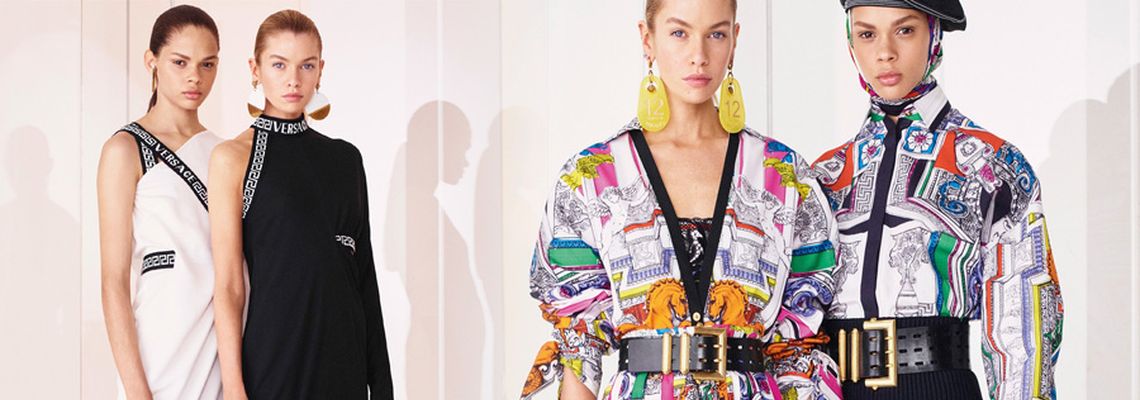 Мода Донателлы Версаче на лето: вечерние платья Versace, строгие костюмы для независимых женщин