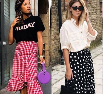 Новости моды 2018: модные юбки которые хорошо сочетаются с кедами и босоножками