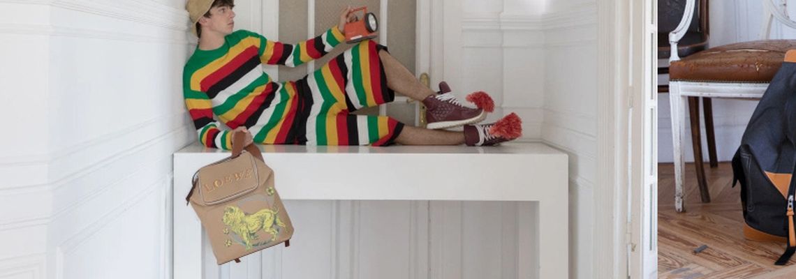 Летние мужские костюмы и сумки Loewe Mens: новинки парижской коллекции на лето 2018 2019